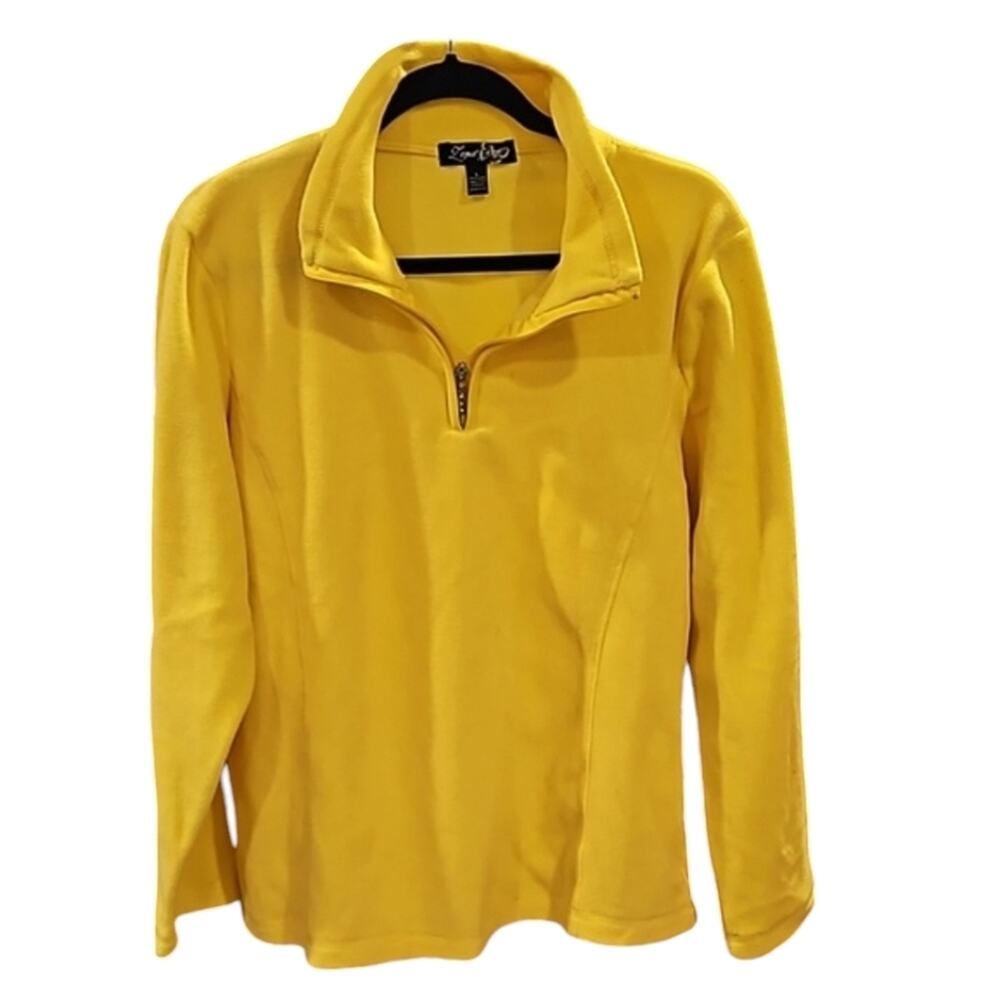 ZENA Half Zip Fleece Top Fitted size Large